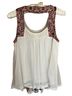 Akemi + Kin Floral White Multi Color Sleeveless Top Size XS - photo 2