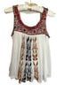 Akemi + Kin Floral White Multi Color Sleeveless Top Size XS - photo 1