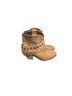 Circle G 100% Leather Solid Tan Boots Size 8 - photo 1