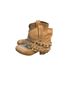 Circle G 100% Leather Solid Tan Boots Size 8 - photo 4