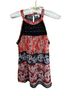 Meadow Rue 100% Polyester Floral Red Black White Sleeveless Blouse Size XS - photo 1