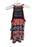 Meadow Rue 100% Polyester Floral Red Black White Sleeveless Blouse Size XS - photo 2