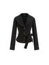 Cider Leopard Print Black Jacket Size S - photo 2