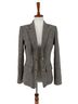 J.Crew 100% Wool 95% Polyester 5% Elastane Houndstooth Brown Gray Blazer Size 4 (tall) - photo 5