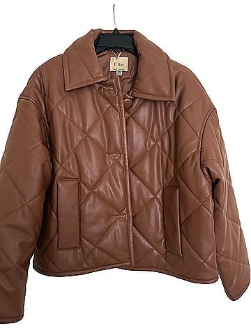 Elie Tahari Faux Leather Jacket (view 1)