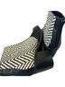 Michael Antonio Chevron-herringbone Black White Ankle Boots Size 8 1/2 - photo 6