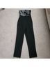 BCBGMAXAZRIA Black Silver Jumpsuit Size XXS - photo 5