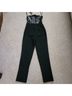 BCBGMAXAZRIA Black Silver Jumpsuit Size XXS - photo 6