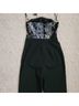 BCBGMAXAZRIA Black Silver Jumpsuit Size XXS - photo 7