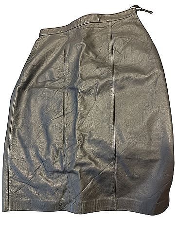 Evan Davies Leather Skirt (view 1)
