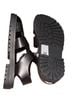 ASOS Solid Black Silver Sandals Size 8 - photo 2