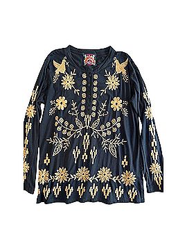 Johnny Was Georgina Raw Seam Henley Henley (view 2)