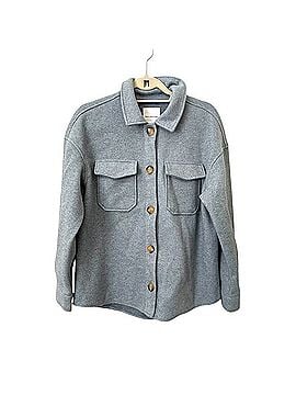 Avec Les Filles Buttoned Shacket Jacket (view 1)