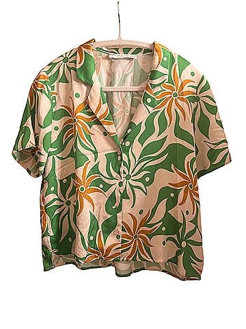 Astr Short Sleeve Button-Down Shirt (view 1)