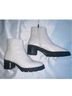 Coach 100% Leather White Ankle Boots Size 7 1/2 - photo 14