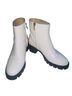 Coach 100% Leather White Ankle Boots Size 7 1/2 - photo 1