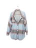 Free People Stripes Green Orange Jacket Size L - photo 1
