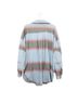 Free People Stripes Green Orange Jacket Size L - photo 2