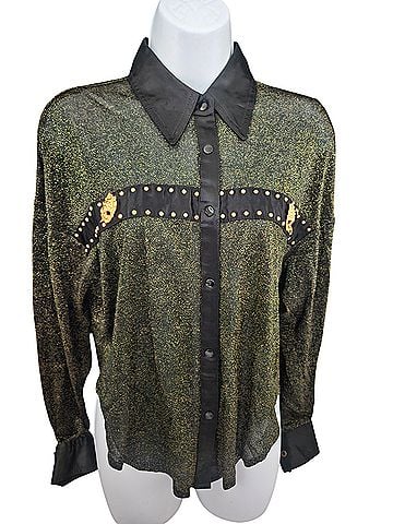 MESMERIZE Long Sleeve Blouse (view 1)