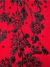 Tiara Solid Red Black Cardigan Size XL - photo 3
