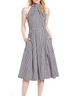 1901 Checkered-gingham Black White Casual Dress Size 6 - photo 4