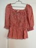 Max Studio Graphic Red White T-Shirt Size M - photo 3