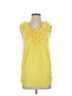Neiman Marcus 95% Rayon 5% Spandex 100% Polyester Yellow Sleeveless Top Size S - photo 1