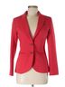 H&M Fitted Red Notch-Lapel Blazer Jacket - photo 2