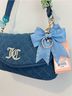 Juicy Couture Solid Blue Shoulder Bag One size - photo 4