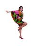 Milly 100% Silk Floral Multi Color Cocktail Dress Size 8 - photo 1