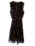 JBS Floral Polka Dots Black Casual Dress Size L - photo 2