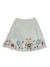 Sunny Leigh Floral White Casual Skirt Size 12 - photo 1