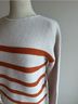 Kinross Stripes Ivory Cashmere Pullover Sweater Size XS - photo 4
