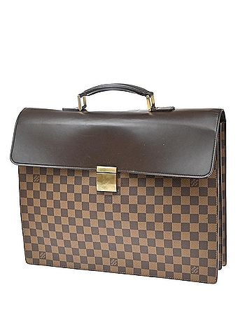Louis Vuitton Altona Damier Ebene Brown Canvas Briefcase Bag (view 1)