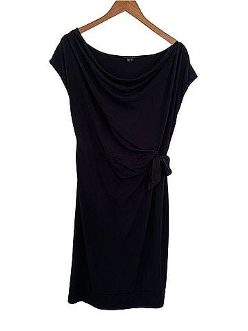 Theory Cowl Neck Waist Tie Midi Dress Cocktail Dress (view 1)