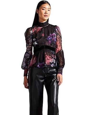 Ted Baker London Neeveh Long Sleeve Blouse (view 1)