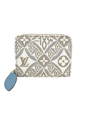 Louis Vuitton Louis Vuitton Zippy Coin Purse Monogram Jacquard Compact Wallet White M69997 LOUIS VUITTON (view 1)