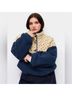 Cider FLEECE STAND COLLAR TWO TONE PATCHY DRAWSTRING OVERSIZED SWEATSHIRT Jacket - photo 11
