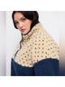 Cider FLEECE STAND COLLAR TWO TONE PATCHY DRAWSTRING OVERSIZED SWEATSHIRT Jacket - photo 6