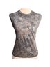 Marika Floral Gray Sleeveless Top Size M - photo 1