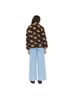 Cider Fleece Floral Zip Through Oversized Jacket Jacket - photo 2