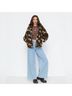 Cider Fleece Floral Zip Through Oversized Jacket Jacket - photo 4