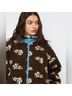 Cider Fleece Floral Zip Through Oversized Jacket Jacket - photo 5