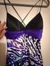 Cache 98% Polyester 2% Spandex 100% Silk 100% Polyester Animal Print Multi Color Cocktail Dress Size 6 - photo 4
