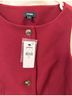 Express Solid Burgundy Vest Size XS - photo 6