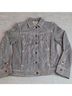 Chico's Stripes Gray White Denim Jacket Size XS - photo 4