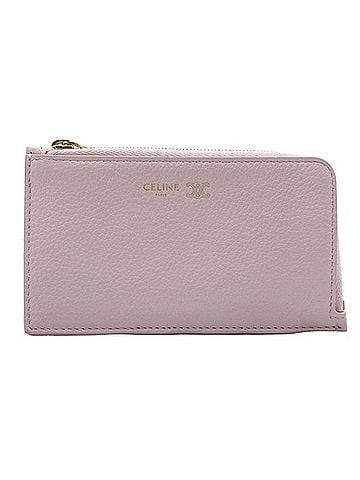 Céline CELINE Wallet/Coin Case/Coin Card Holder L10082O54 Pink Leather Women's (view 1)