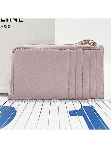 Céline CELINE Wallet/Coin Case/Coin Card Holder L10082O54 Pink Leather Women's (view 2)