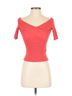 Sandro Red Sandro Short Sleeve Top Size S - photo 1