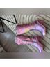 Dolls Kill Print Pink Purple Boots Size 9 - photo 7